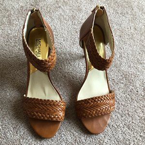 Michael Kors Strappy Boho Heels - Size 8.5M